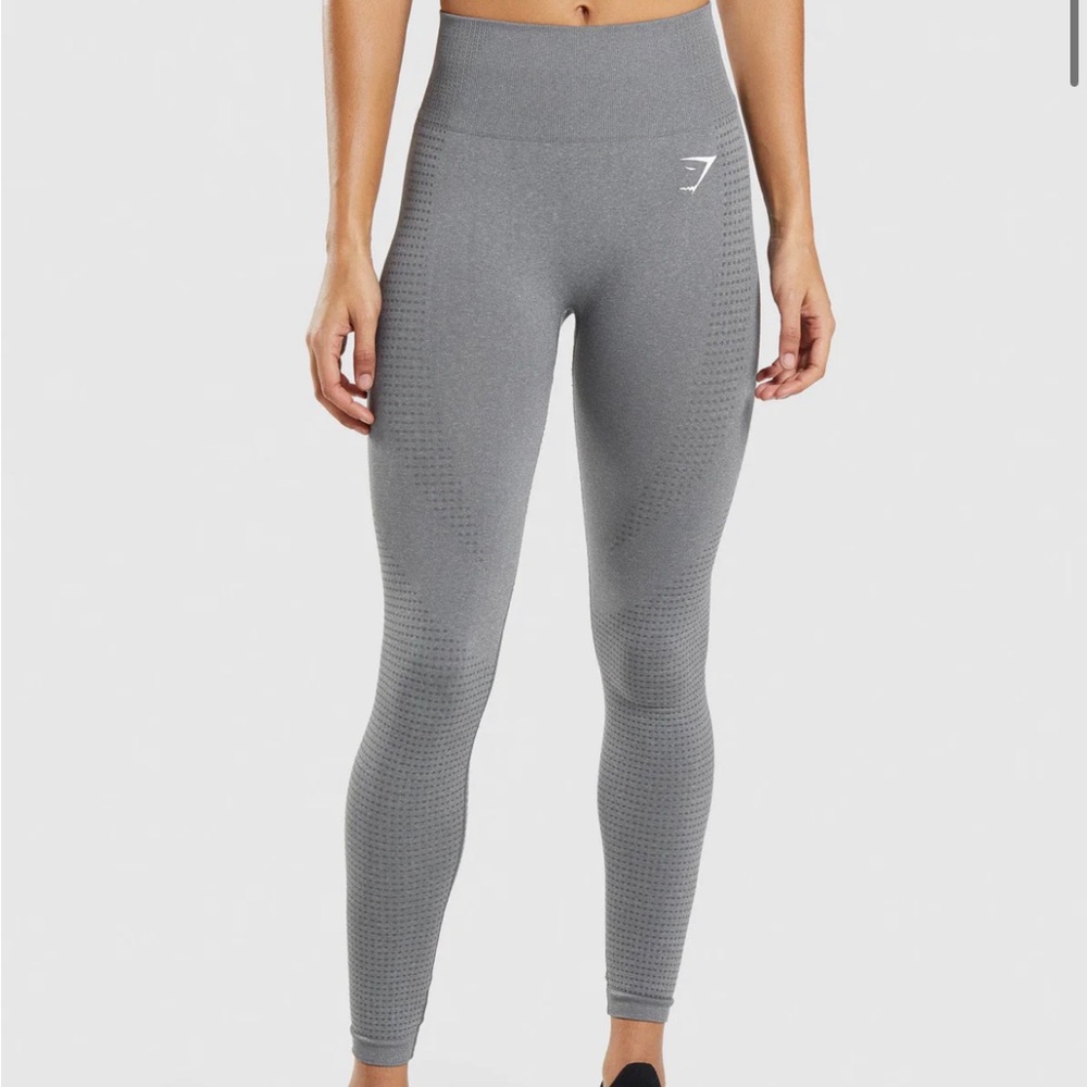 Gymshark Vital Seamless Leggings in Grey Marl